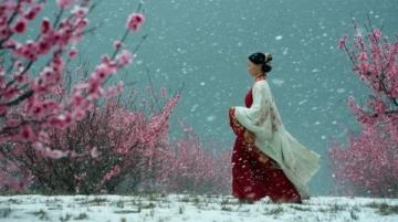 秦孟禄夫妇回高密赏梨花,共游春日美景故乡情深