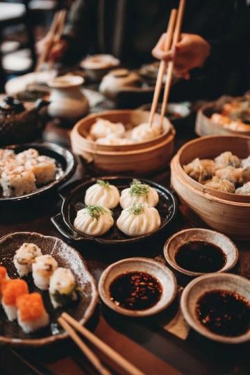 中国品尝日本风味的天妇罗佳肴