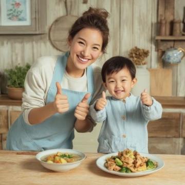 郝劭文妻子二胎生子,晒儿子吃鸡腿照笑翻网友