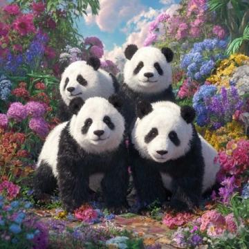 当尚雯婕与姐妹们饶有趣味地展开关于大熊猫的讨论时,只有何洁没有搭话