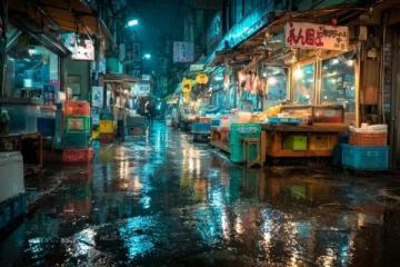 浙江舟山沈家门渔港夜排档之旅:品尝新鲜海鲜,感受地方特色