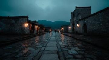 襄阳夜色下的古城秘韵