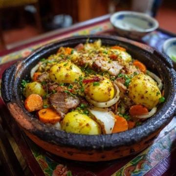 北非摩洛哥塔吉锅:微压力烹饪的艺术与美味食谱
