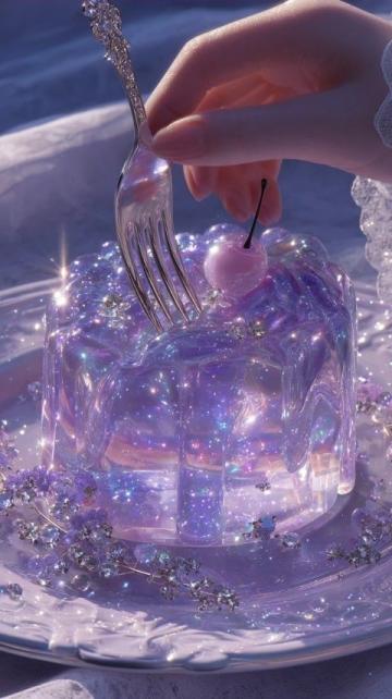 樱花水晶糕,春日凝萃的梦幻甜韵