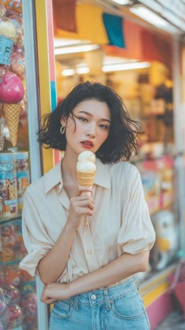 网红美食一条街,放假必去的金榜牛奶甜品专家