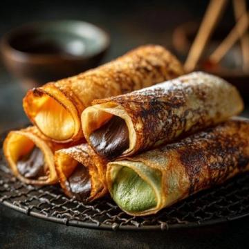 中国传统美食:香脆可口的油条