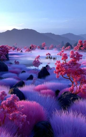 川西秘境:三月春光中,绝美花海引领颜值巅峰