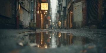 今晚到怀远西路,发现怀远夜市旁边有一个小巷——幸福巷。