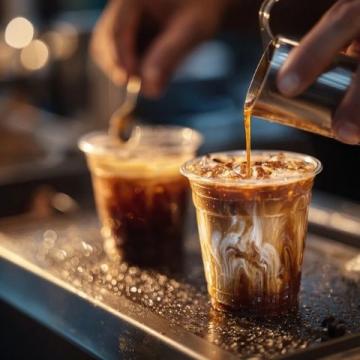 外卖小哥取单时目睹女店员在制作奶茶时哭泣