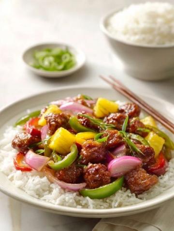 一周不重样的工作日午餐推荐：牛肉炒青椒配酸爽虾滑
