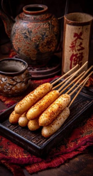 中国传统美食:香脆可口的油条