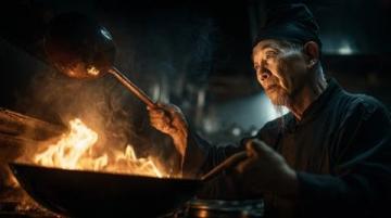 70岁老人深情做饭 美味让人感动