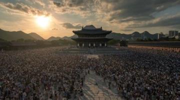 五一假期前夕,中日韩游客齐聚大地