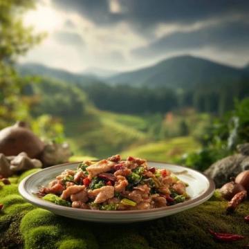 三仙烩猪腰：唤醒味觉的养生佳肴