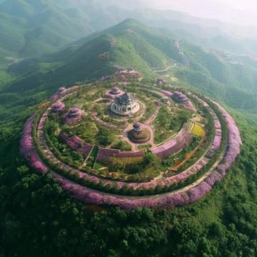 五一来银川览山公园,绝对能让你感受到万人欢聚的热闹氛围!