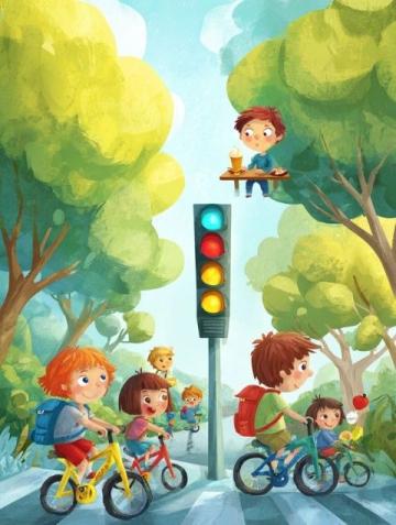 韩城交警进幼儿园:五一前带萌娃学交通安全知识