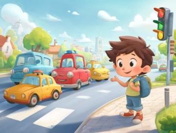 韩城交警进幼儿园:五一前带萌娃学交通安全知识