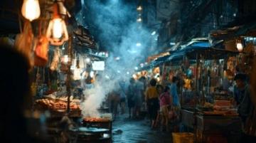 夜游秦皇岛刘庄夜市
