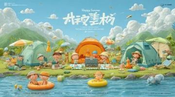 福州周边亲子露营好去处,夏日戏水乐园自由搭建超开心!