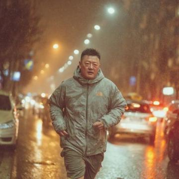 陆毅携家人回哈尔滨老家探亲