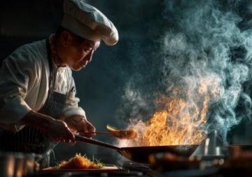 帮我生成一张图片以下是各种美食的做法分类及示例,涵盖中餐、西餐、甜点等不同类别