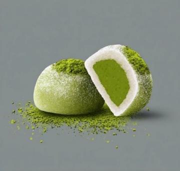 无需厨师机的美味:抹茶麻薯肉松包,柔软弹牙,简单易做!