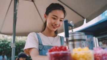 上海大宁公园:夏日甜蜜水果与宁静美景