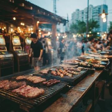 贵阳这家烤肉店,现场烧烤+特色蘸水,吃货必去！