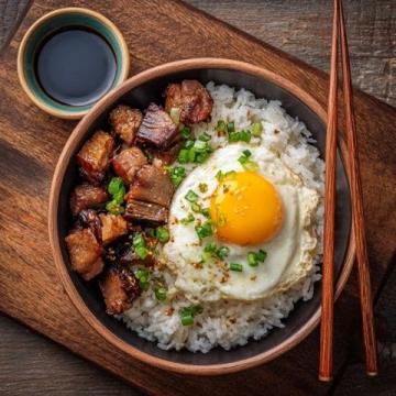 简单好吃的腊肉焖饭