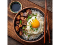 简单好吃的腊肉焖饭