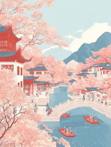 第二十五届樱花节盛启:邂逅五龙潭,共赏春日美景