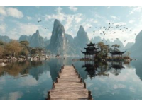 探寻松花湖畔的五虎岛奇观