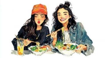 阳春三月, 一口接着一口的美食之旅